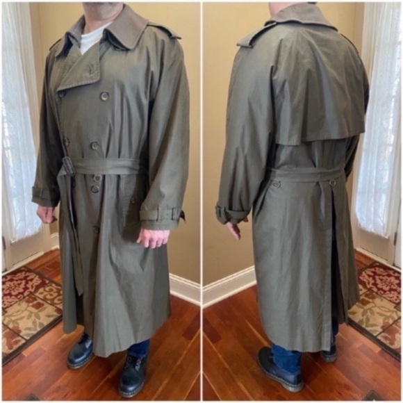 Burberry Other - Vintage Burberry removable collar trench coat